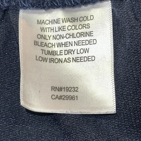 Alfred Dunner Navy Blue Corduroy Pull-on Pants size 14 - Picture 4 of 7